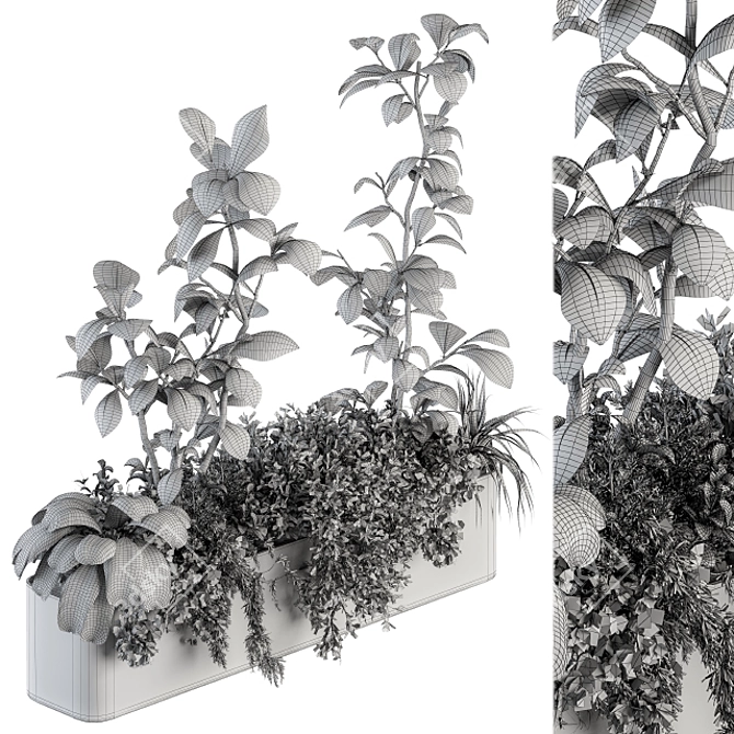 Nature's Oasis: Indoor Plant Set 3D model image 4