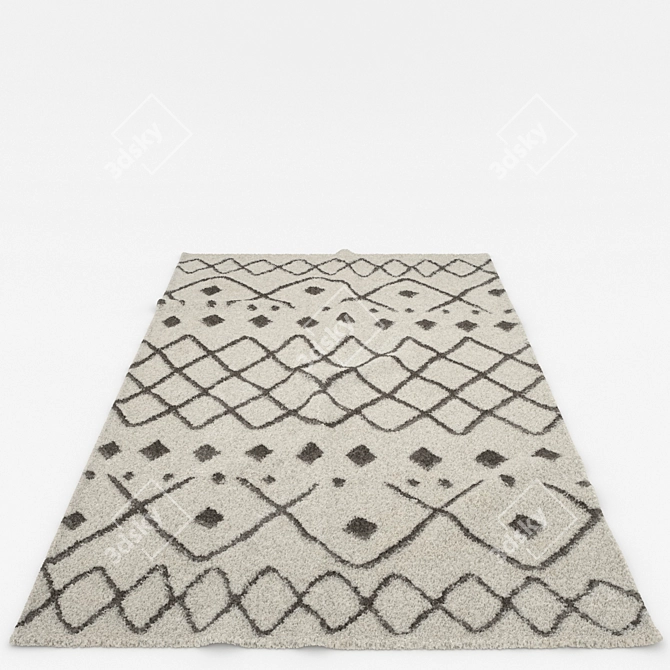 Versatile Set of 6 Rugs 3D model image 6