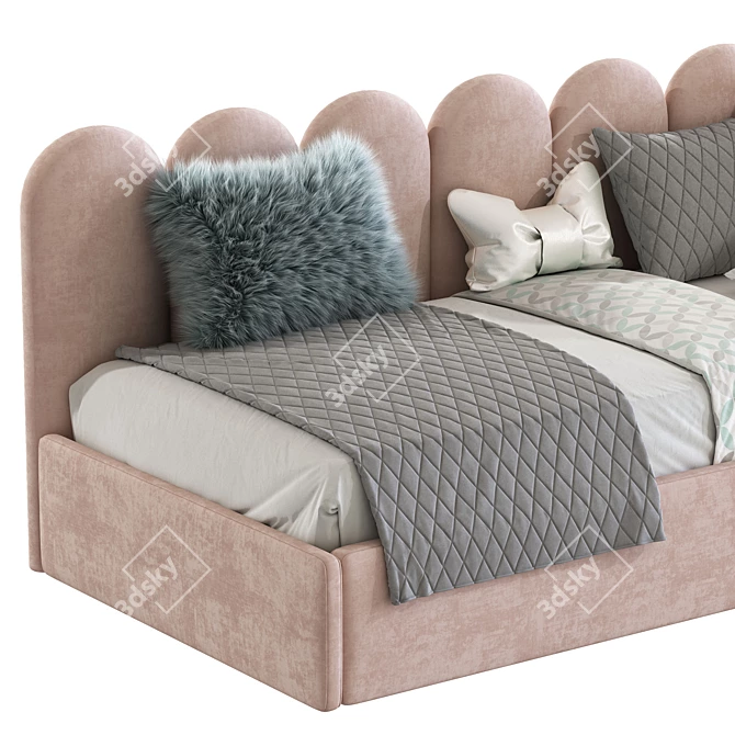 Stylish Multifunctional Sofa Bed 3D model image 6