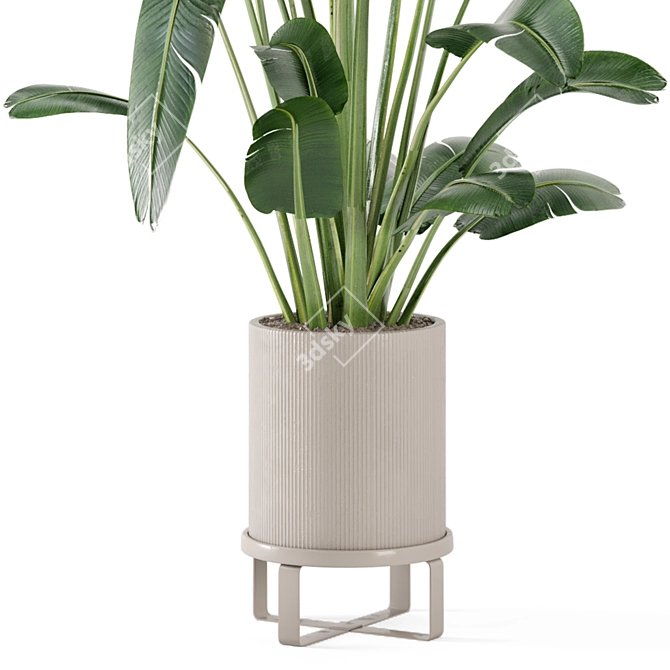 Greenery Galore: Ferm Living Bau Pot Large - Set 173 3D model image 4
