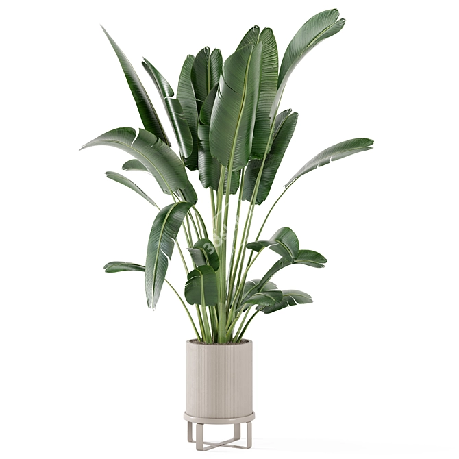 Greenery Galore: Ferm Living Bau Pot Large - Set 173 3D model image 5