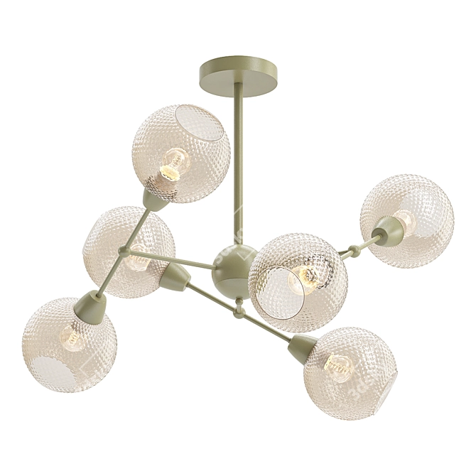 Elegant Everly Pendant Light 3D model image 1