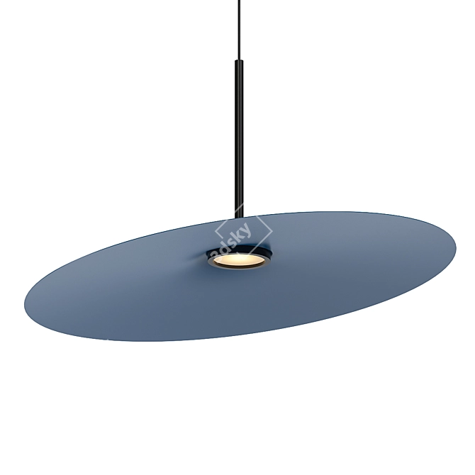 Elegant Acustica Pendant Light 3D model image 1