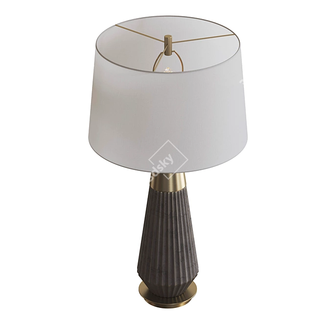 Elegant Helena Table Lamp 3D model image 2