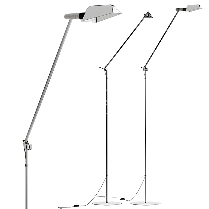 Tema Floor Lamp: Sleek Elegance 3D model image 2