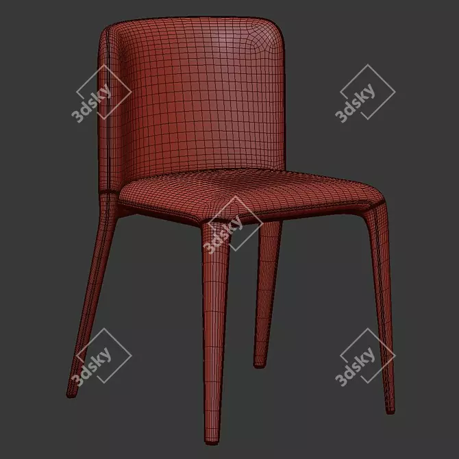 Modern Lars Armchair | Sleek Design | Vray Render 3D model image 5