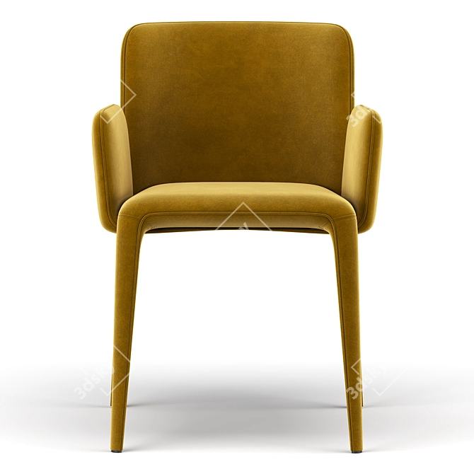Elegant Lars 902P Chair: Sophisticated Comfort 3D model image 3