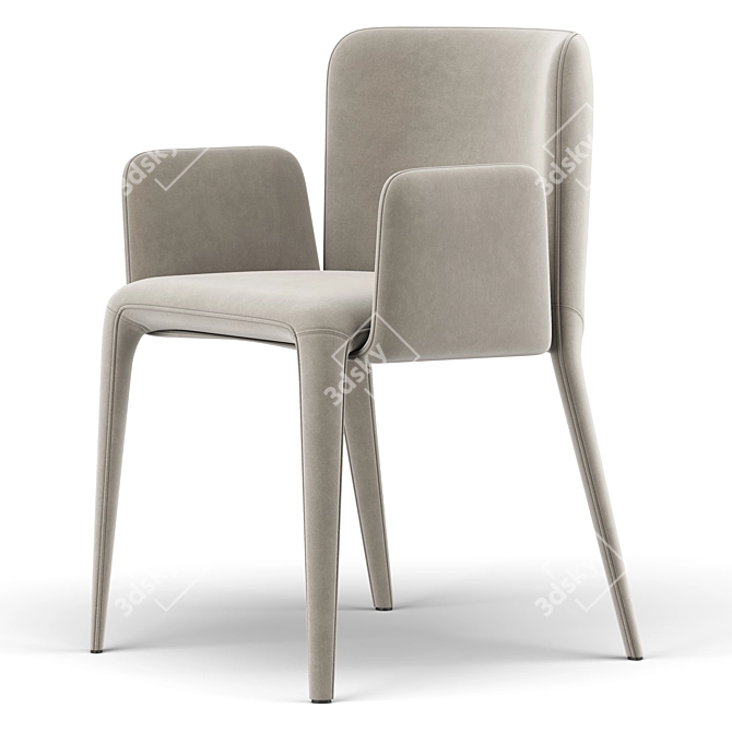 Elegant Lars 902P Chair: Sophisticated Comfort 3D model image 4