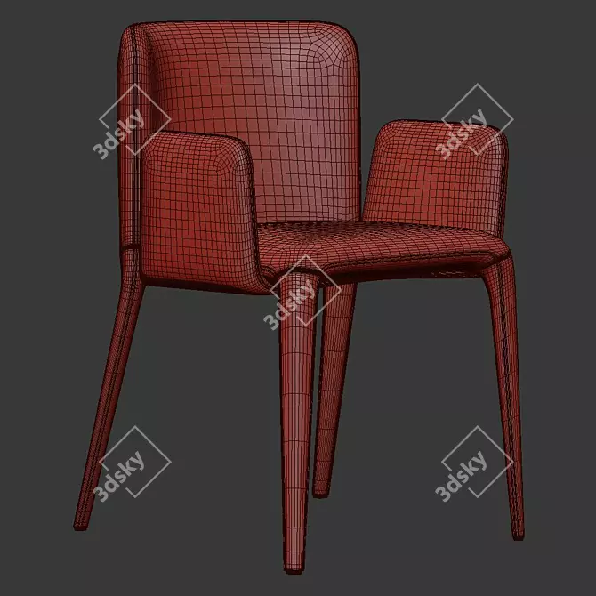 Elegant Lars 902P Chair: Sophisticated Comfort 3D model image 5