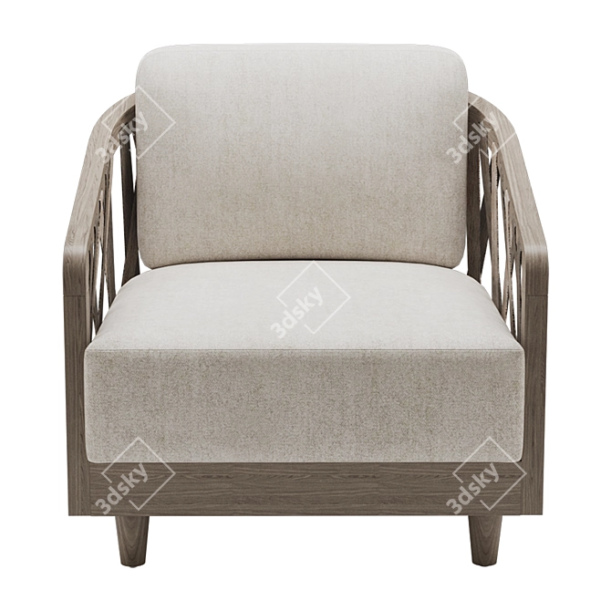 Pacelek Boca Outdoor Chair 3D model image 3