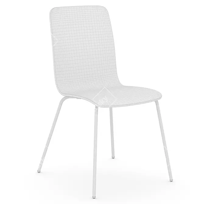 Contemporary Isatis Chair 3D model image 5