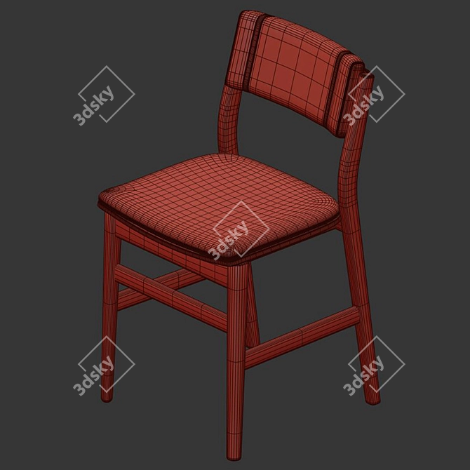 Sleek Sigsbee Chair: Modern Comfort 3D model image 4