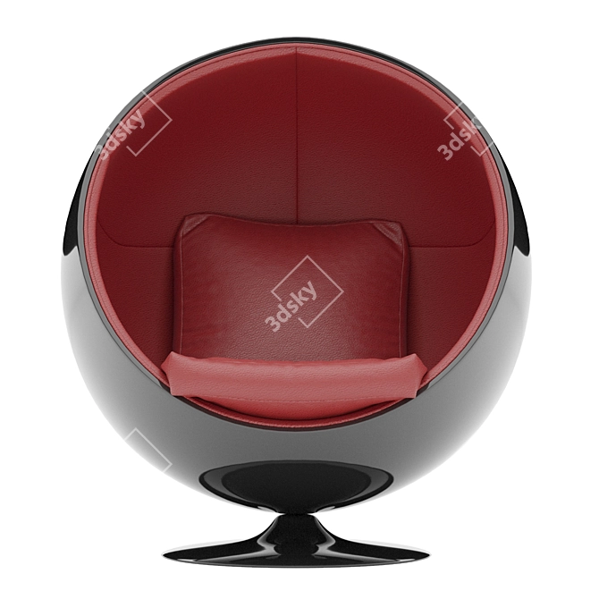 ErgoFit Ball Chair 3D model image 2