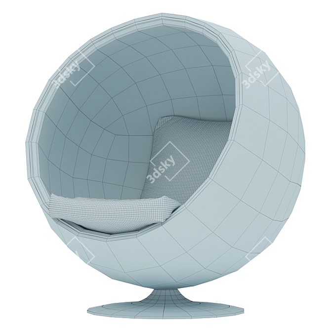 ErgoFit Ball Chair 3D model image 4