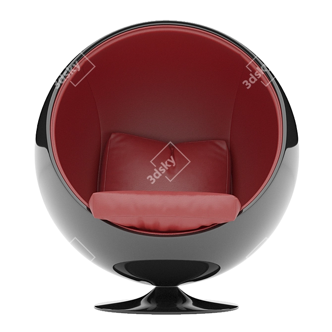 ErgoFit Ball Chair 3D model image 6