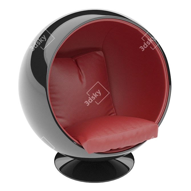 ErgoFit Ball Chair 3D model image 7