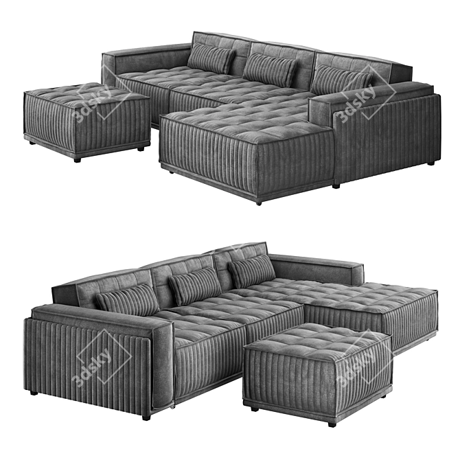 TANAGRA OM San Remo Sofa 3D model image 1