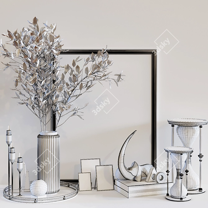 Modern Decor Set 2015 3D model image 6