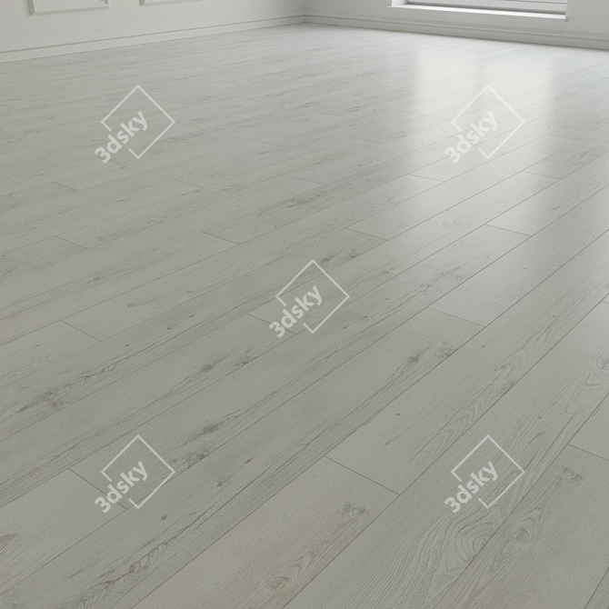 Title: Hemlock Ontario Laminate Flooring 3D model image 2