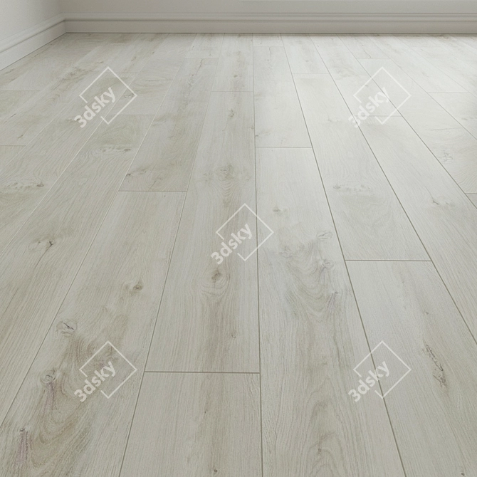 Oak Leaf Laminate Flooring 3D model image 1