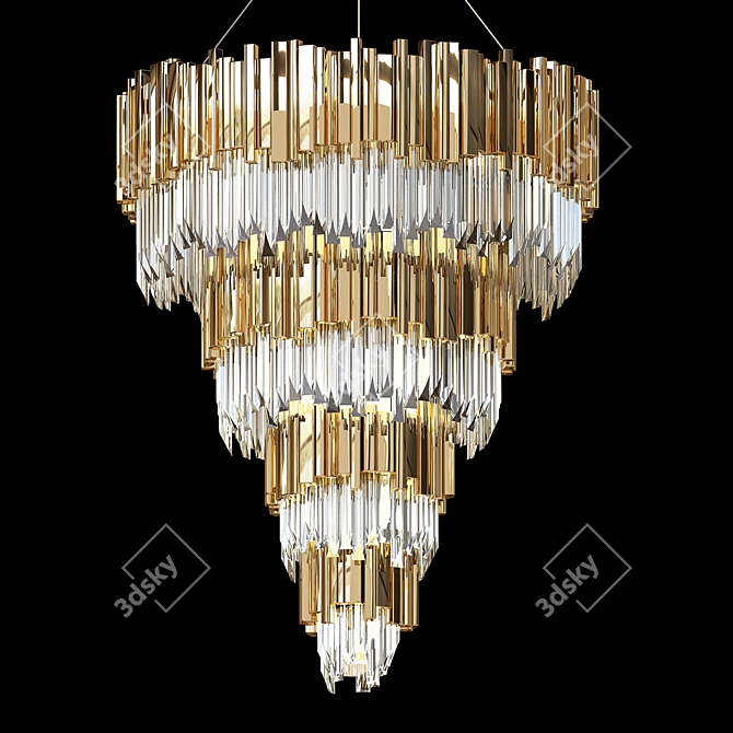 Regal Empire Chandelier 3D model image 1