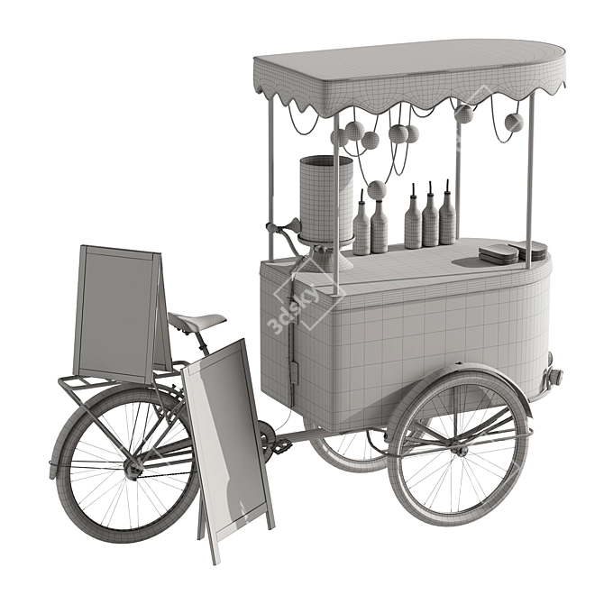 Frozen Joy Ice Cream Bike 2 3D model image 6