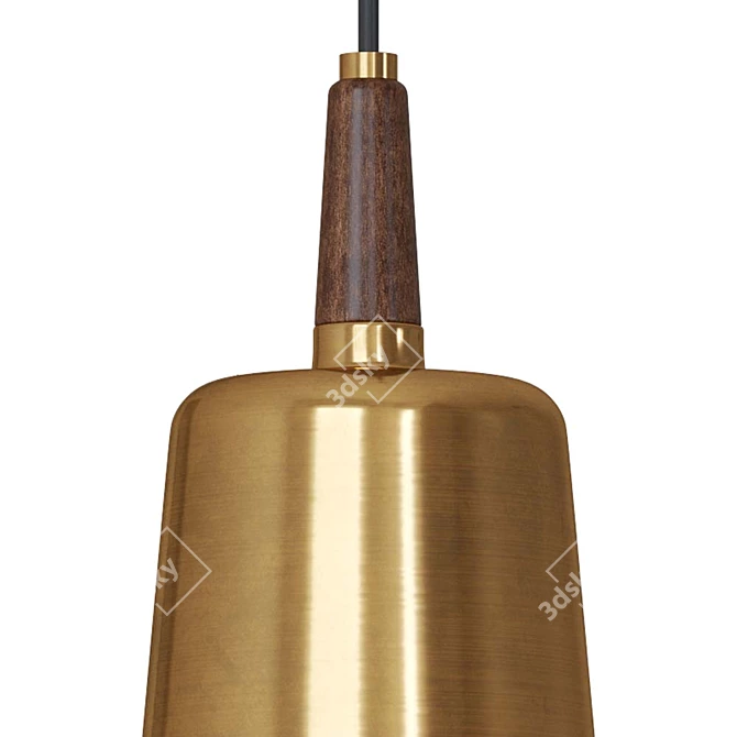 Sleek Umanoff Pendant Light 3D model image 3