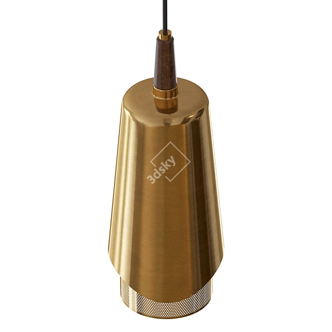 Sleek Umanoff Pendant Light 3D model image 4