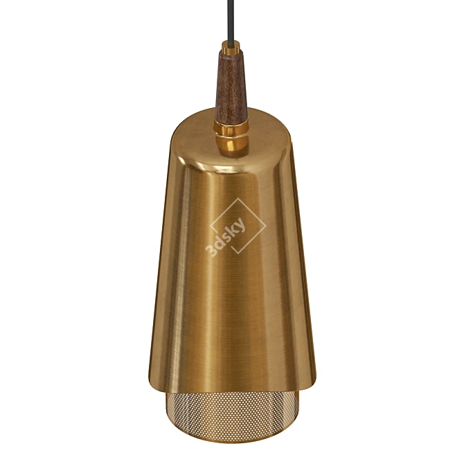 Sleek Umanoff Pendant Light 3D model image 5