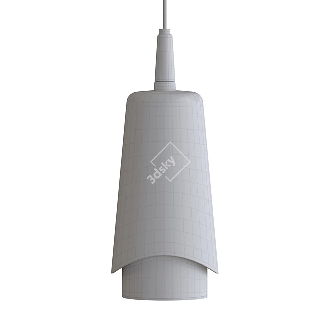 Sleek Umanoff Pendant Light 3D model image 25