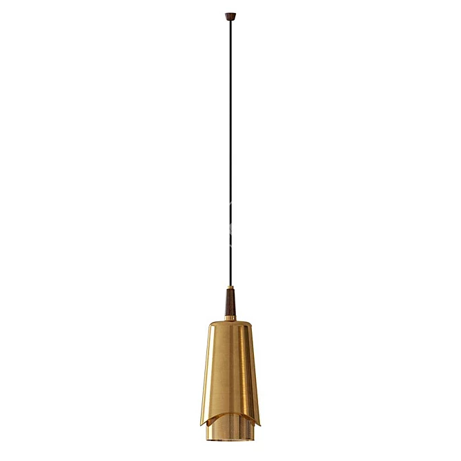 Sleek Umanoff Pendant Light 3D model image 28