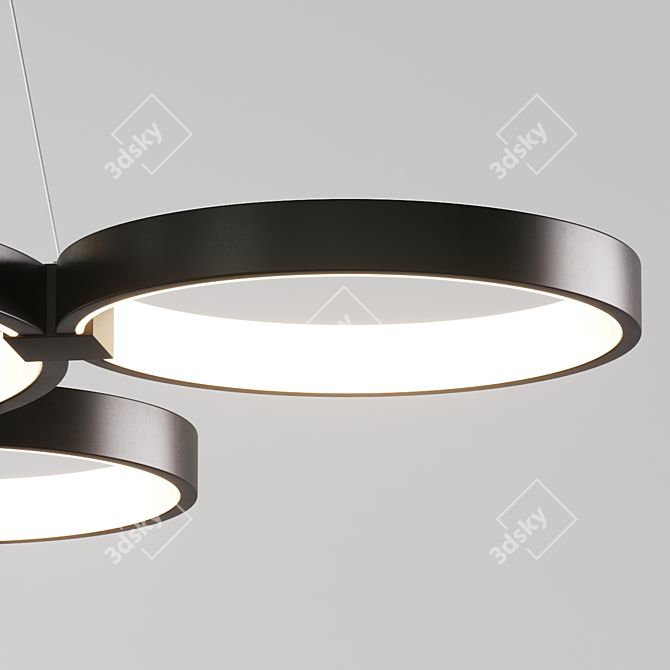 Modern Hanging Lamp 130 - Stylish and Affordable! 3D model image 2