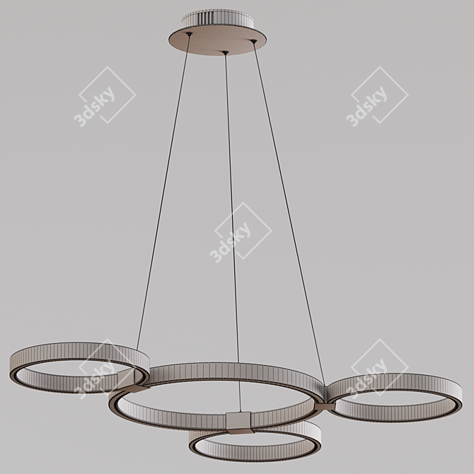 Modern Hanging Lamp 130 - Stylish and Affordable! 3D model image 3