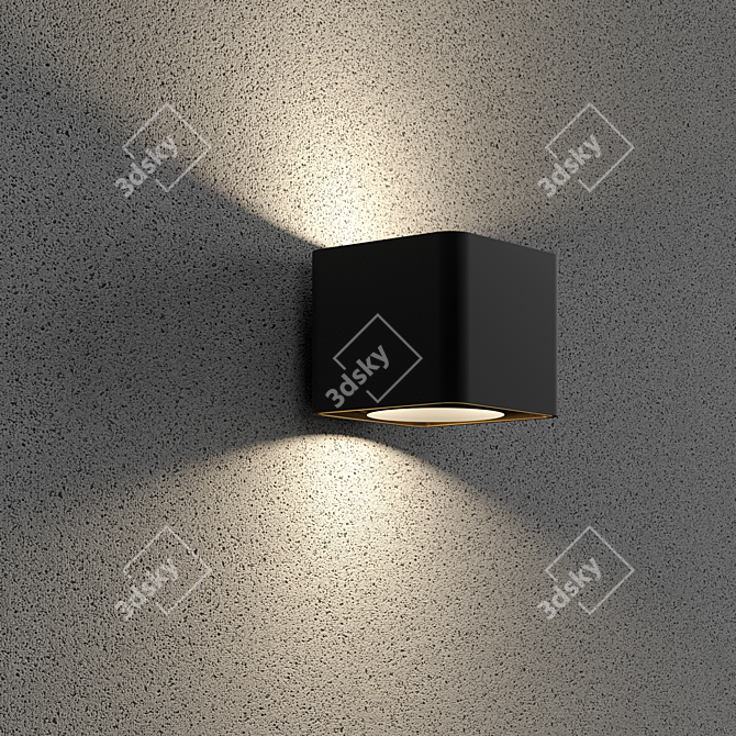 Eternal Obsidian: HD Concrete Texture 3D model image 2