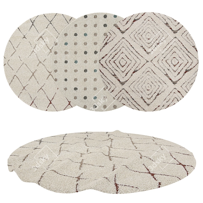 Rugs Set: Round Carpets Bundle

Stylish carpets, multiple variations, compatible with popular 3D software. 3D model image 1