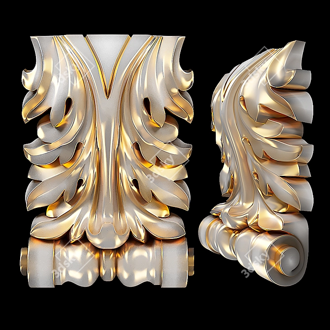 Precision CNC Cutting Model: Kronshtein 6456 3D model image 1