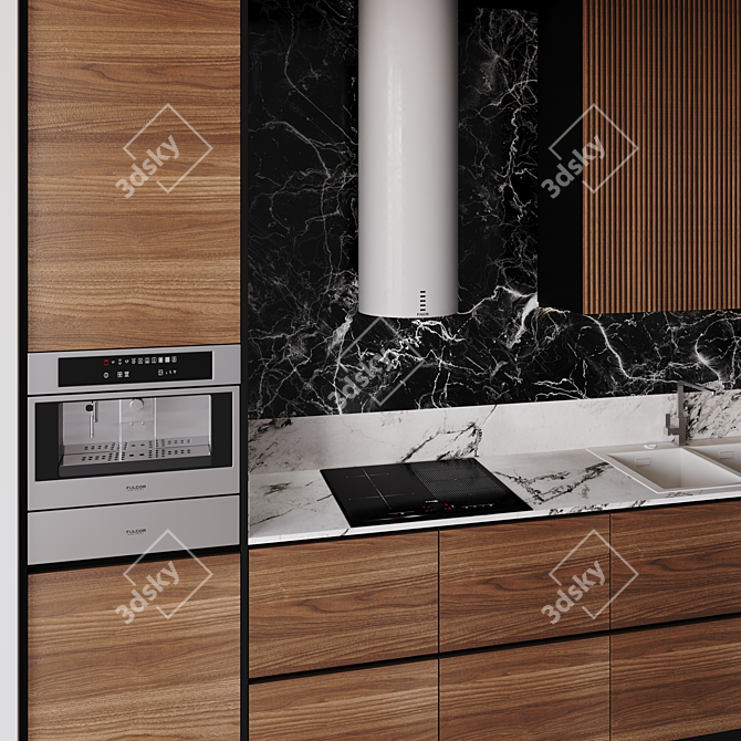  Modern Kitchen Design Vol08 3D model image 3