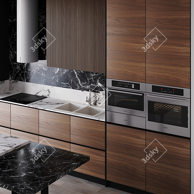  Modern Kitchen Design Vol08 3D model image 4