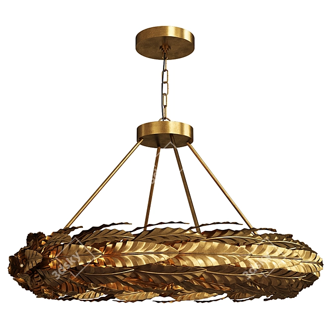 Apollo Small Chandelier: Elegant Illumination for Any Space 3D model image 1