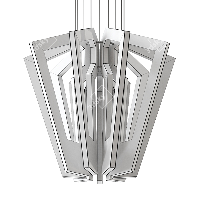 Title: Elegant Salla Pendant Lamp 3D model image 4