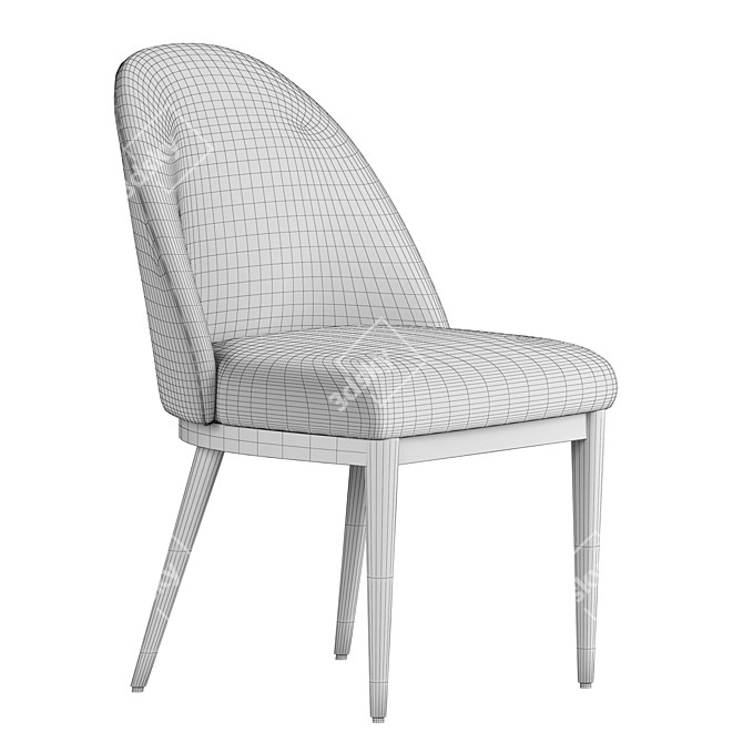 Navy Ana Dining Chair 3D model image 5