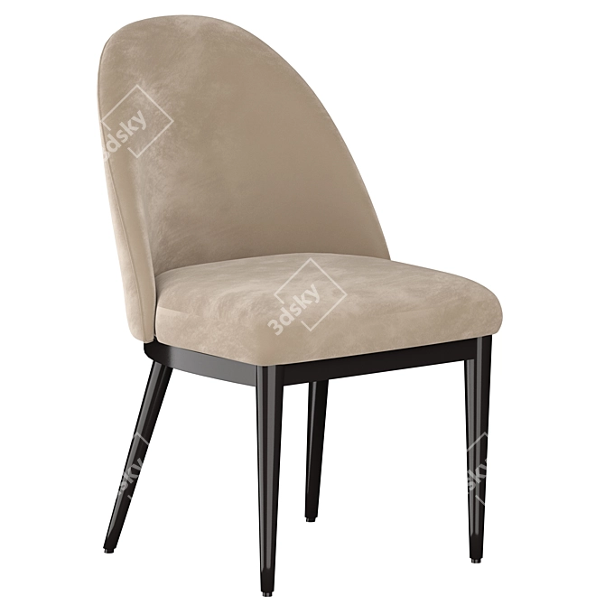 Navy Ana Dining Chair 3D model image 7