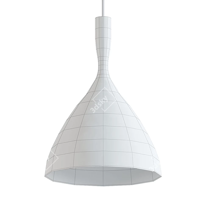 Sleek Replica Dokka Pendant 3D model image 2