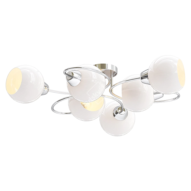 Tulia Glass Pendant Ceiling Light 3D model image 1