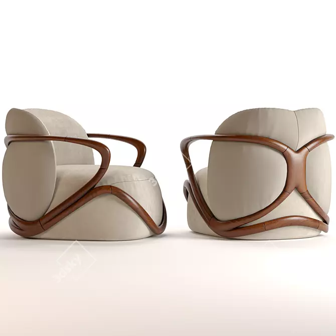 Giorgetti Hug: Stylish 2014 Design 3D model image 4