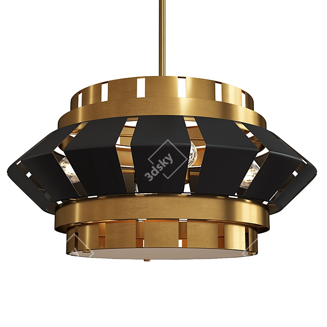 Walt 89007: Elegant Ceiling Chandelier 3D model image 1