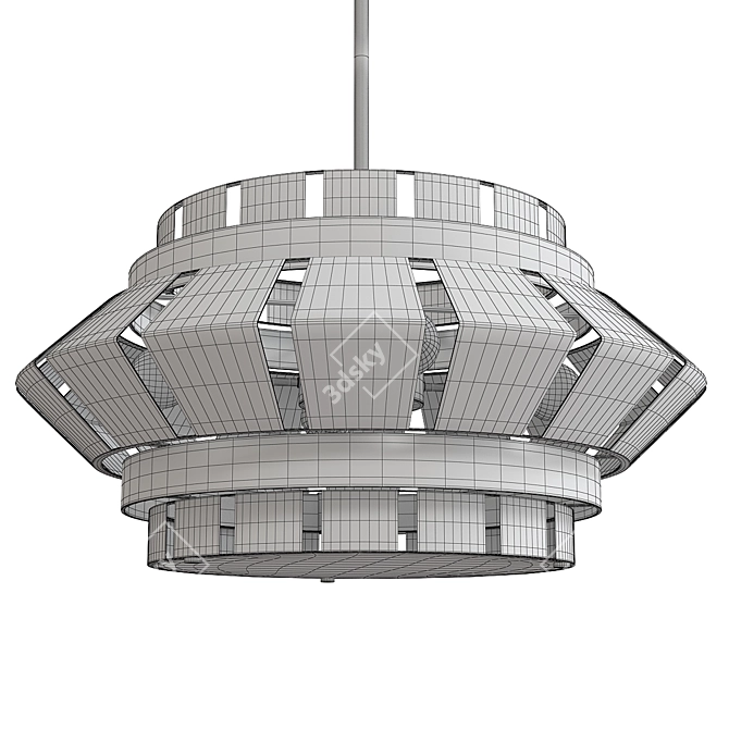 Walt 89007: Elegant Ceiling Chandelier 3D model image 2