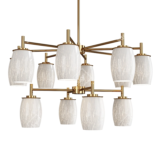 Arteriors Greenwich 82007 Chandelier 3D model image 1