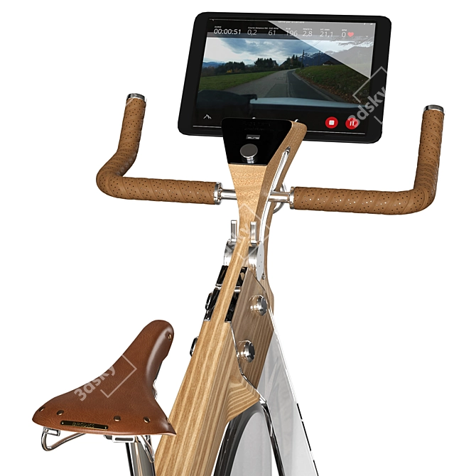 Sculptural Indoor Bike: Fuoripista 3D model image 6