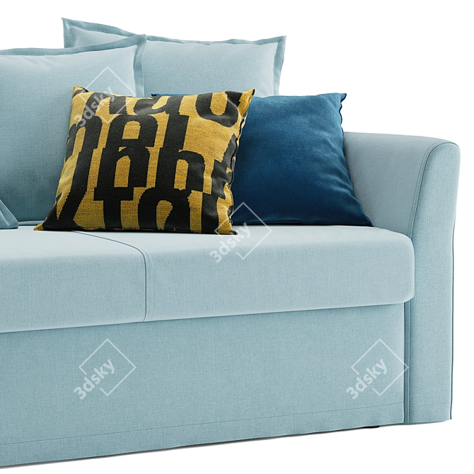 Holmsund 3-Seater Sleeper Sofa 3D model image 5